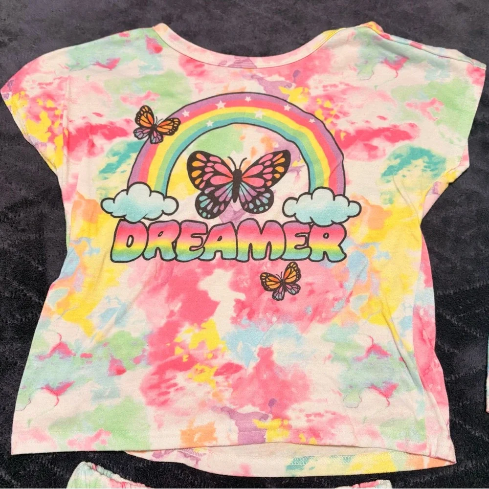 Girls Sleep shirt/short combos size (7/8)